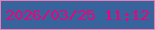 文字の大きさ：4、枠の色：e87eb4、背景の色：37649c、文字の色：e9047c 無料ブログパーツのブログ時計