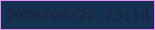 文字の大きさ：4、枠の色：e88ef3、背景の色：143151、文字の色：1d233a 無料ブログパーツのブログ時計