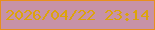 文字の大きさ：2、枠の色：e88f1d、背景の色：c792a7、文字の色：dda30c 無料ブログパーツのブログ時計