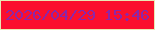 文字の大きさ：2、枠の色：e8e9b3、背景の色：fb0f2d、文字の色：8c26a8 無料ブログパーツのブログ時計