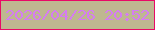 文字の大きさ：5、枠の色：e90a66、背景の色：bfb790、文字の色：d57cf2 無料ブログパーツのブログ時計