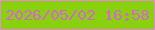 文字の大きさ：3、枠の色：e987de、背景の色：89d10c、文字の色：dd62d5 無料ブログパーツのブログ時計