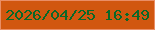 文字の大きさ：3、枠の色：e98e66、背景の色：d1570f、文字の色：086829 無料ブログパーツのブログ時計