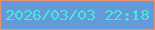 文字の大きさ：1、枠の色：e99174、背景の色：639ad8、文字の色：4be6dd 無料ブログパーツのブログ時計