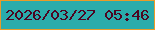 文字の大きさ：2、枠の色：e99b28、背景の色：2aacab、文字の色：4c0521 無料ブログパーツのブログ時計