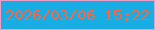 文字の大きさ：2、枠の色：e99fc8、背景の色：19aee3、文字の色：fa6644 無料ブログパーツのブログ時計