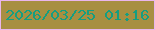 文字の大きさ：1、枠の色：e9b6ed、背景の色：a78f42、文字の色：159e81 無料ブログパーツのブログ時計