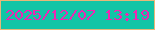 文字の大きさ：4、枠の色：e9b878、背景の色：13c5a6、文字の色：ef26b3 無料ブログパーツのブログ時計