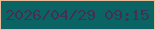 文字の大きさ：1、枠の色：e9bb9b、背景の色：0a6463、文字の色：443150 無料ブログパーツのブログ時計