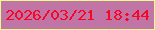 文字の大きさ：2、枠の色：e9fc87、背景の色：c075a6、文字の色：f60723 無料ブログパーツのブログ時計