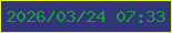 文字の大きさ：1、枠の色：e9fd27、背景の色：343479、文字の色：1b9d40 無料ブログパーツのブログ時計