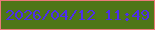 文字の大きさ：3、枠の色：ea7a79、背景の色：4e7618、文字の色：4d2deb 無料ブログパーツのブログ時計