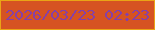 文字の大きさ：4、枠の色：eaa416、背景の色：d65322、文字の色：8640a7 無料ブログパーツのブログ時計