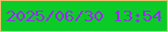 文字の大きさ：4、枠の色：eabd6e、背景の色：0bcb28、文字の色：9a2bf8 無料ブログパーツのブログ時計