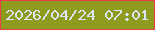 文字の大きさ：3、枠の色：eb3d49、背景の色：8e9b1d、文字の色：dde6f6 無料ブログパーツのブログ時計