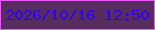 文字の大きさ：2、枠の色：eb59fc、背景の色：562d5e、文字の色：3400f2 無料ブログパーツのブログ時計