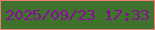 文字の大きさ：2、枠の色：eb7f76、背景の色：41722d、文字の色：8b099b 無料ブログパーツのブログ時計