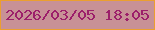 文字の大きさ：1、枠の色：eb9f2f、背景の色：c89196、文字の色：9c1f6a 無料ブログパーツのブログ時計