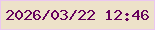 文字の大きさ：4、枠の色：ebc7f0、背景の色：ede2c9、文字の色：67025d 無料ブログパーツのブログ時計