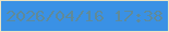 文字の大きさ：1、枠の色：ebe3c3、背景の色：3a91e5、文字の色：5f8a99 無料ブログパーツのブログ時計