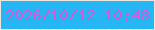 文字の大きさ：5、枠の色：ebe7df、背景の色：27b6f4、文字の色：d45ad9 無料ブログパーツのブログ時計
