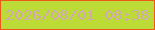 文字の大きさ：1、枠の色：ec591a、背景の色：bddb37、文字の色：d2a8b5 無料ブログパーツのブログ時計