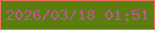 文字の大きさ：3、枠の色：ec7461、背景の色：5b7e0f、文字の色：b85894 無料ブログパーツのブログ時計