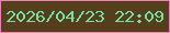 文字の大きさ：3、枠の色：ec81ba、背景の色：553e1c、文字の色：75e0a2 無料ブログパーツのブログ時計