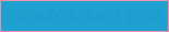 文字の大きさ：4、枠の色：ec93a9、背景の色：1ea0d0、文字の色：1d99ca 無料ブログパーツのブログ時計