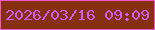 文字の大きさ：2、枠の色：ed57c5、背景の色：873011、文字の色：d25cef 無料ブログパーツのブログ時計