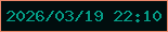 文字の大きさ：5、枠の色：ed886a、背景の色：010d0e、文字の色：049d87 無料ブログパーツのブログ時計