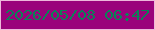 文字の大きさ：4、枠の色：edb7db、背景の色：9a027b、文字の色：0a8257 無料ブログパーツのブログ時計
