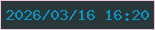 文字の大きさ：5、枠の色：edc8de、背景の色：293739、文字の色：0d92c4 無料ブログパーツのブログ時計