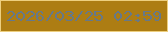 文字の大きさ：3、枠の色：edcf7f、背景の色：ad7d13、文字の色：66788a 無料ブログパーツのブログ時計