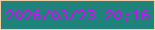 文字の大きさ：2、枠の色：edd0a9、背景の色：1f827b、文字の色：ca0ef0 無料ブログパーツのブログ時計