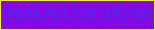 文字の大きさ：3、枠の色：edf625、背景の色：840ae5、文字の色：442df0 無料ブログパーツのブログ時計