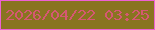 文字の大きさ：1、枠の色：ee61d4、背景の色：897420、文字の色：d55872 無料ブログパーツのブログ時計