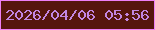 文字の大きさ：5、枠の色：ee7ff6、背景の色：56150d、文字の色：c286e2 無料ブログパーツのブログ時計