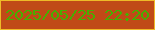 文字の大きさ：1、枠の色：eeba28、背景の色：c04a17、文字の色：46af00 無料ブログパーツのブログ時計