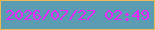 文字の大きさ：5、枠の色：eeba54、背景の色：5c9cb2、文字の色：eb25fd 無料ブログパーツのブログ時計