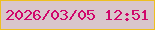 文字の大きさ：4、枠の色：eebf20、背景の色：d9c6cb、文字の色：d0066b 無料ブログパーツのブログ時計
