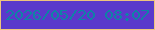 文字の大きさ：2、枠の色：eec47d、背景の色：5a39cb、文字の色：0e83a5 無料ブログパーツのブログ時計
