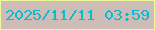 文字の大きさ：2、枠の色：eefa9a、背景の色：cebcb6、文字の色：0cb9d2 無料ブログパーツのブログ時計