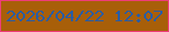 文字の大きさ：3、枠の色：ef3d7a、背景の色：a85f09、文字の色：295ca4 無料ブログパーツのブログ時計