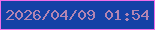文字の大きさ：3、枠の色：ef6de9、背景の色：1441a6、文字の色：b285b3 無料ブログパーツのブログ時計