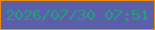 文字の大きさ：2、枠の色：ef8b06、背景の色：5b5faa、文字の色：239f7e 無料ブログパーツのブログ時計