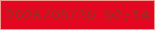 文字の大きさ：2、枠の色：ef998f、背景の色：e30721、文字の色：9e2e22 無料ブログパーツのブログ時計