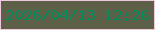 文字の大きさ：5、枠の色：efcadf、背景の色：5d6046、文字の色：048c5d 無料ブログパーツのブログ時計