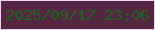 文字の大きさ：2、枠の色：efd2f4、背景の色：552642、文字の色：1d651d 無料ブログパーツのブログ時計