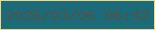 文字の大きさ：3、枠の色：efd688、背景の色：1b6c78、文字の色：4e544e 無料ブログパーツのブログ時計